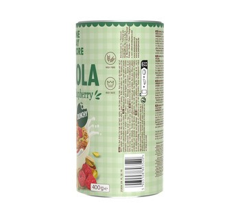 OneDayMore Granola pistacjowa z malinami, 400 g