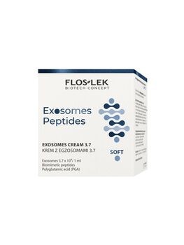 Flos-Lek Exosomes Peptides, krem z egzosomami do twarzy spłycający zmarszczki, 50 ml