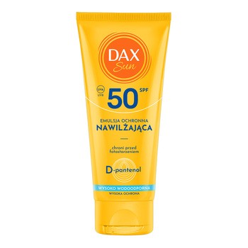 Dax Sun, nawilżająca emulsja ochronna SPF 50, travel, 100 ml