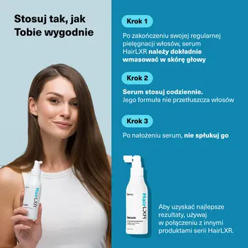 Dermz HairLXR, serum regenerujące do skóry głowy, 150 ml