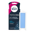 Veet Easy-Gelwax, plastry z woskiem, skóra wrażliwa, 20 szt.