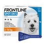 Frontline Spot-on S Pies 2-10 kg, ochrona przeciw pchłom i kleszczom, krople w pipetach, 0,67 ml x 3 szt.