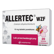 Allertec WZF, 10 mg, tabletki powlekane, 20 szt.