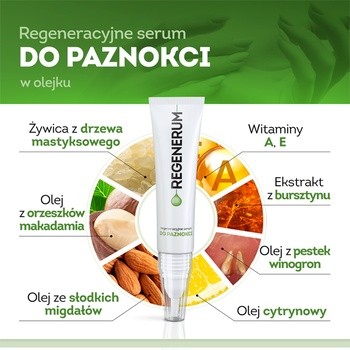 Regenerum, serum regeneracyjne do paznokci, 5 ml