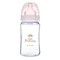 Canpol babies Easy Start Royal Baby, butelka szeroka, antykolkowa, różowa, 240 ml, 1 szt.