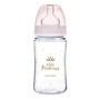 Canpol babies Easy Start Royal Baby, butelka szeroka, antykolkowa, różowa, 240 ml, 1 szt.