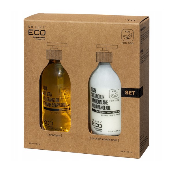 Dr Lucy Dr Lucy Eco, zestaw szampon do krótkiej sierści + odżywka proteinowa dla psów, 1 szt. — Inhaltsstoffe und Bewertung