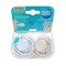 Canpol Babies, smoczek silikonowy DentalAir 0-6 m symetryczny, kremowy, 2 szt.