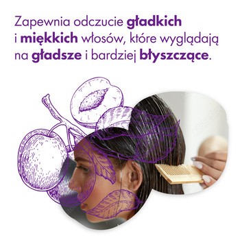 Solamor, maska do włosów, Plum Chocolate, 200 ml