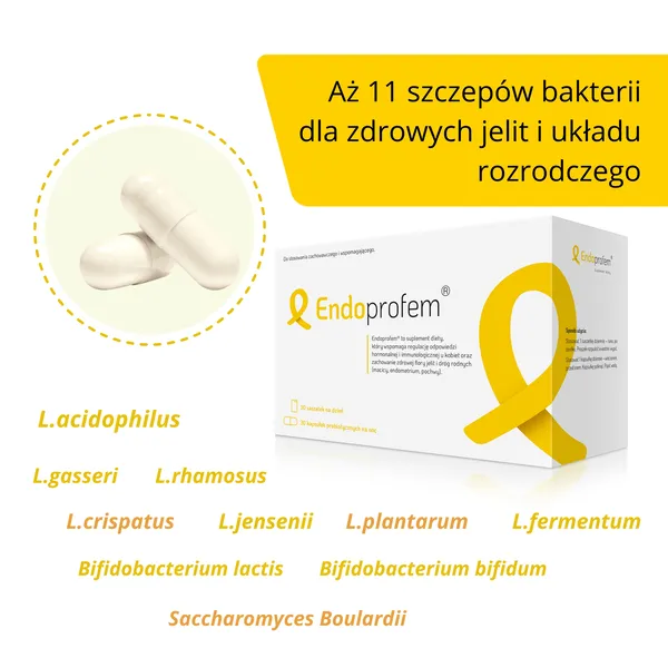 Комплекс для женщин Endoprofem, с пробиотиком, малина, 30 саше + 30 капсул — фото 4