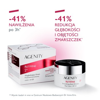 Agenity Retivine 2°, regenerujący krem przeciwzmarszczkowy na noc, 50 ml