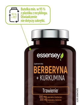 Essensey Berberyna + Kurkumina, kapsułki, 90 szt.