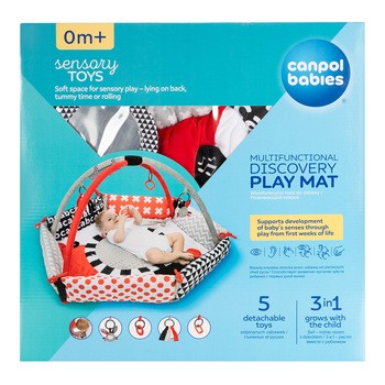 Canpol Babies Sensory Toys, sensoryczna mata do zabawy, 1 szt.