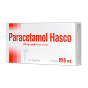 Paracetamol Hasco, 250 mg, czopki, 10 szt.