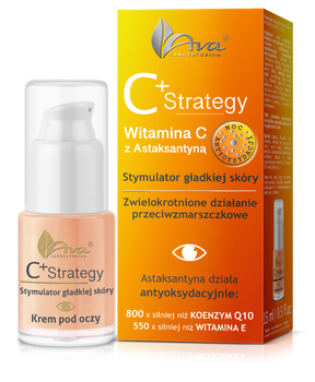 AVA C+ Strategy, stymulator gładkiej skóry, krem pod oczy, 15 ml