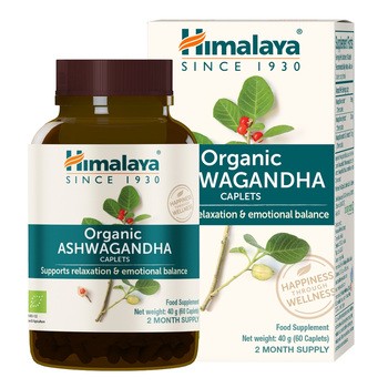 Himalaya Organic Ashwagandha, tabletki, 60 szt.