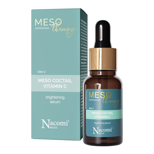 Nacomi Nacomi Next LVL, Meso rozświetlający koktajl z witaminą C, serum, 15 ml — Składniki i ocena