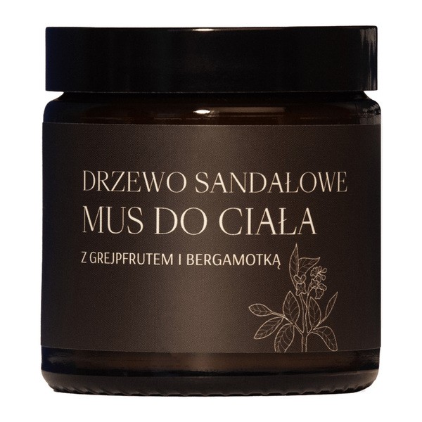 Mglife Mglife Natural Cosmetics, Drzewo Sandałowe mus do ciała z grejpfrutem i bergamotką, 120 ml