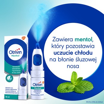 Zestaw 2x Otrivin Menthol 1mg/ml, areozol do nosa