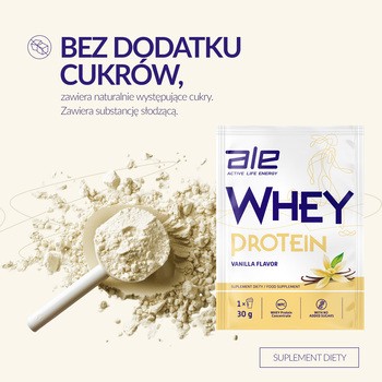 ALE Whey Protein Vanilla Flavor, proszek, 30 g