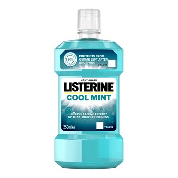 Listerine Cool Mint, płyn do płukania jamy ustnej, 250 ml