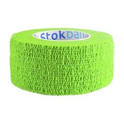 StokBan bandaż elastyczny, samoprzylepny, 4,5 m x 10 cm, jaskrawy zielony, 1 szt.