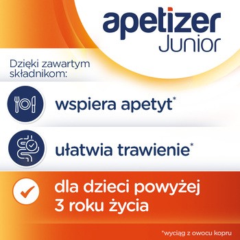 Apetizer Junior, syrop dla dzieci, 100 ml