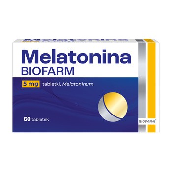 Melatonina Biofarm, 5 mg, tabletki, 60 szt.