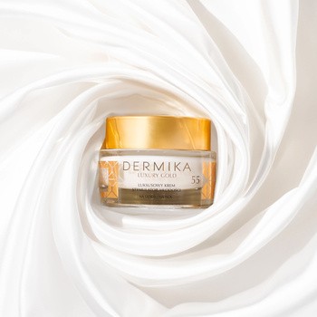 Dermika Luxury Gold, luksusowy krem stymulator młodości 55+, 50 ml
