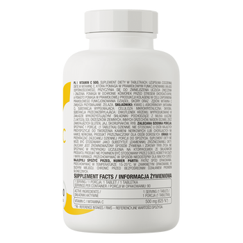 OstroVit Vitamin C 500, tabletki, 90 szt.