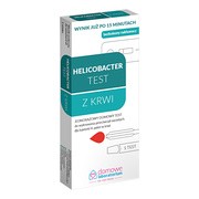 Domowe Laboratorium, Helicobacter Test, wykrywający bakterie H. pylori we krwi, 1 szt. https://azcdn.doz.pl/image/d/product/52b54098-scale-180x180.png