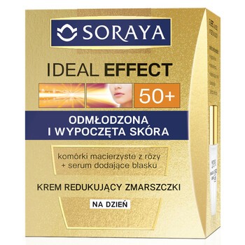 Soraya Ideal Effect 50+, krem redukujący zmarszczki na dzień, 50 ml