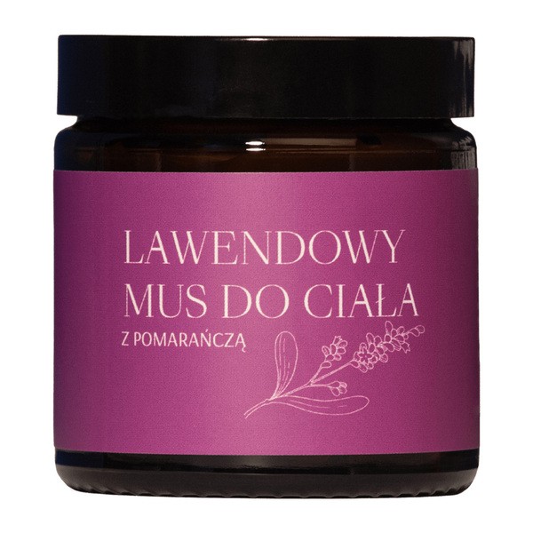 Mglife Mglife Natural Cosmetics, Lawendowy mus do ciała z pomarańczą, 120 ml