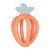 Canpol Babies, sensoryczny gryzak 3D silikonowy, truskawka, pomarańczowy, 1 szt.