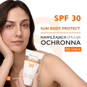 Pharmaceris S, nawilżająca emulsja ochronna do ciała, SPF 30, 150 ml