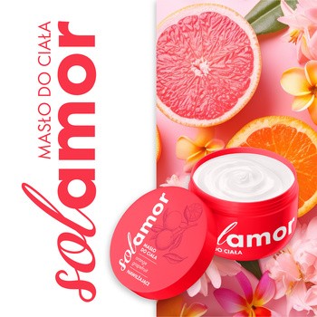 Solamor, masło do ciała, Orange Grapefruit, 200 ml