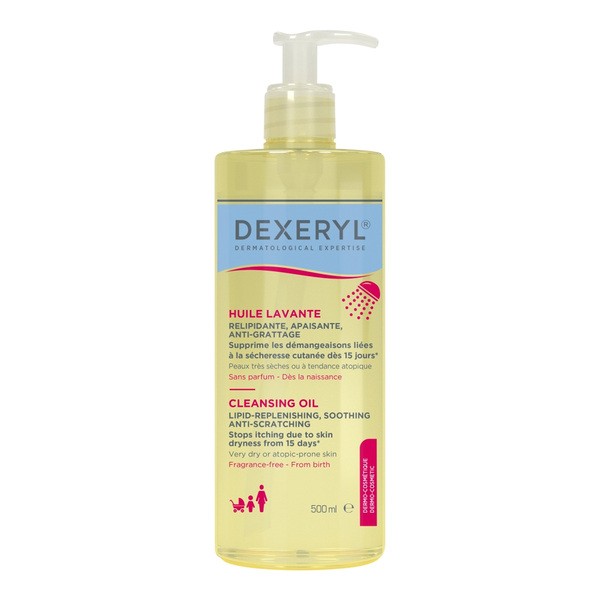 Dexeryl Dexeryl Cleansing, Öl zur Reinigung, 500 ml — Inhaltsstoffe i ocena