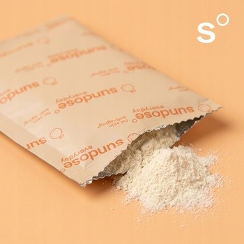Sundose Everyday For Skin Anti-Aging Kwas Hialuronowy i Witamina C, saszetki z proszkiem, smak pomarańczowy, 15 szt.