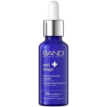 Bandi Medical Expert Anti-Rouge, skoncentrowana ampułka na naczynka, 2% witamina PP + witamina K, 30 ml