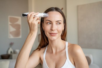 Beautifly, Dermapen CollagenBoost, mezoterapia mikroigłowa z mikroprądami EMS i światłem LED, 1 szt.