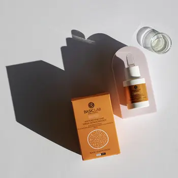 BasicLab Esteticus, antyoksydacyjne serum wzmacniające Blask i Elastyczność, 15 ml