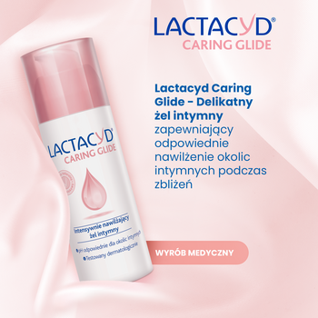 Lactacyd Caring Glide, intensywnie nawilżający żel intymny, 50 ml