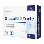Colfarm GlucoB12 Forte, kapsułki miękkie, 60 szt.