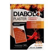 Diabolo Plaster, rozgrzewający plaster z kapsaicyną, 1 szt.        