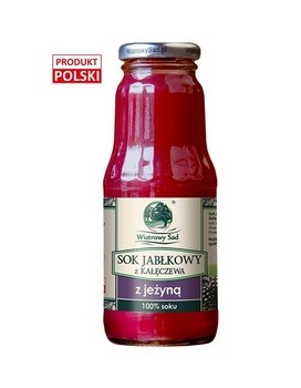 Wiatrowy Sad, sok jabłkowy z jeżyną, 300 ml