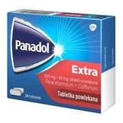 alt Panadol Extra, 500 mg+65 mg, tabletki powlekane, 24 szt.