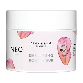 Neonail Damask Rose, wygładzający peeling do ciała, 150 g