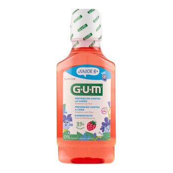 Gum Junior, płyn do płukania jamy ustnej 6+, 300 ml