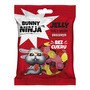 Bunny Ninja, żelki o smaku owocowym bez cukru, 75 g