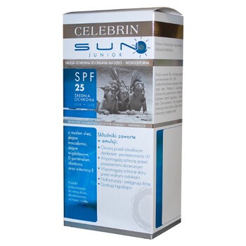 Celebrin Sun Junior, emulsja do opalania, ochronna, SPF 25, 150 ml